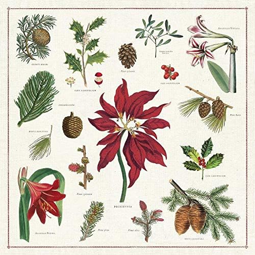 Botanical Christmas Napkins