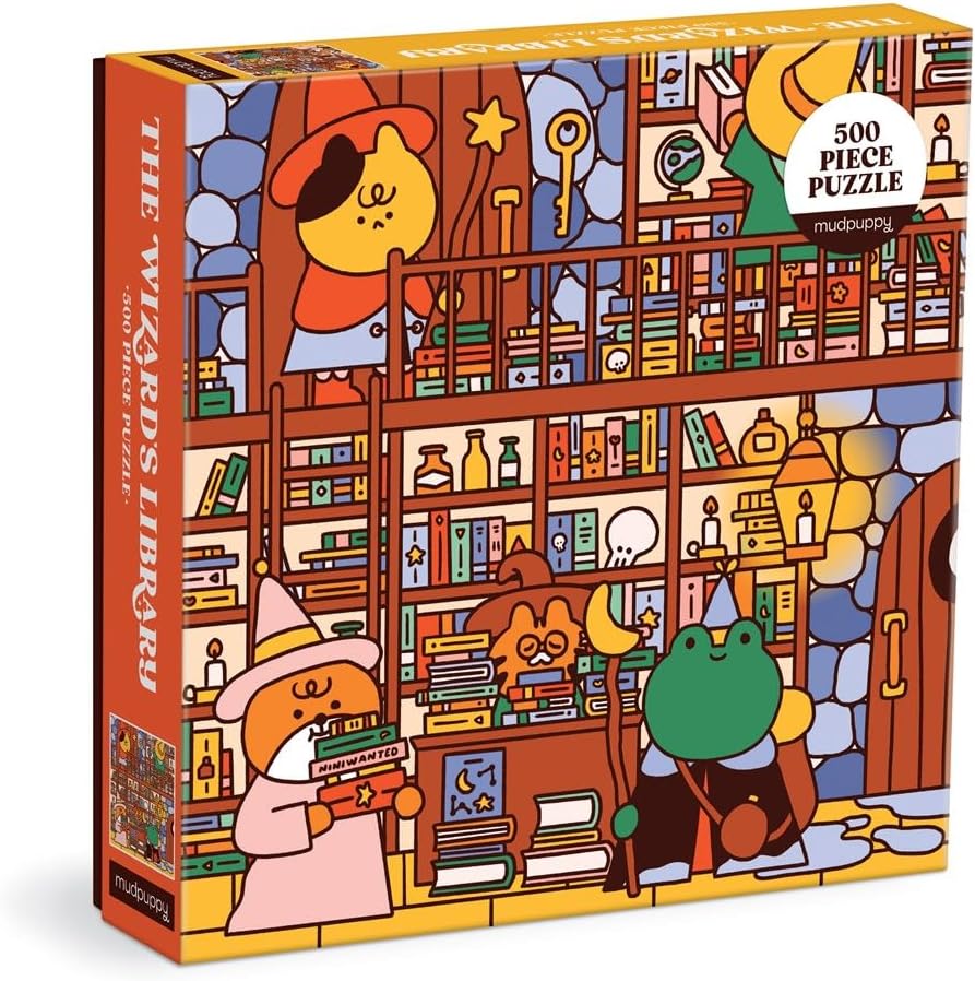 The Wizard's Library 500 Piece Family Puzzle