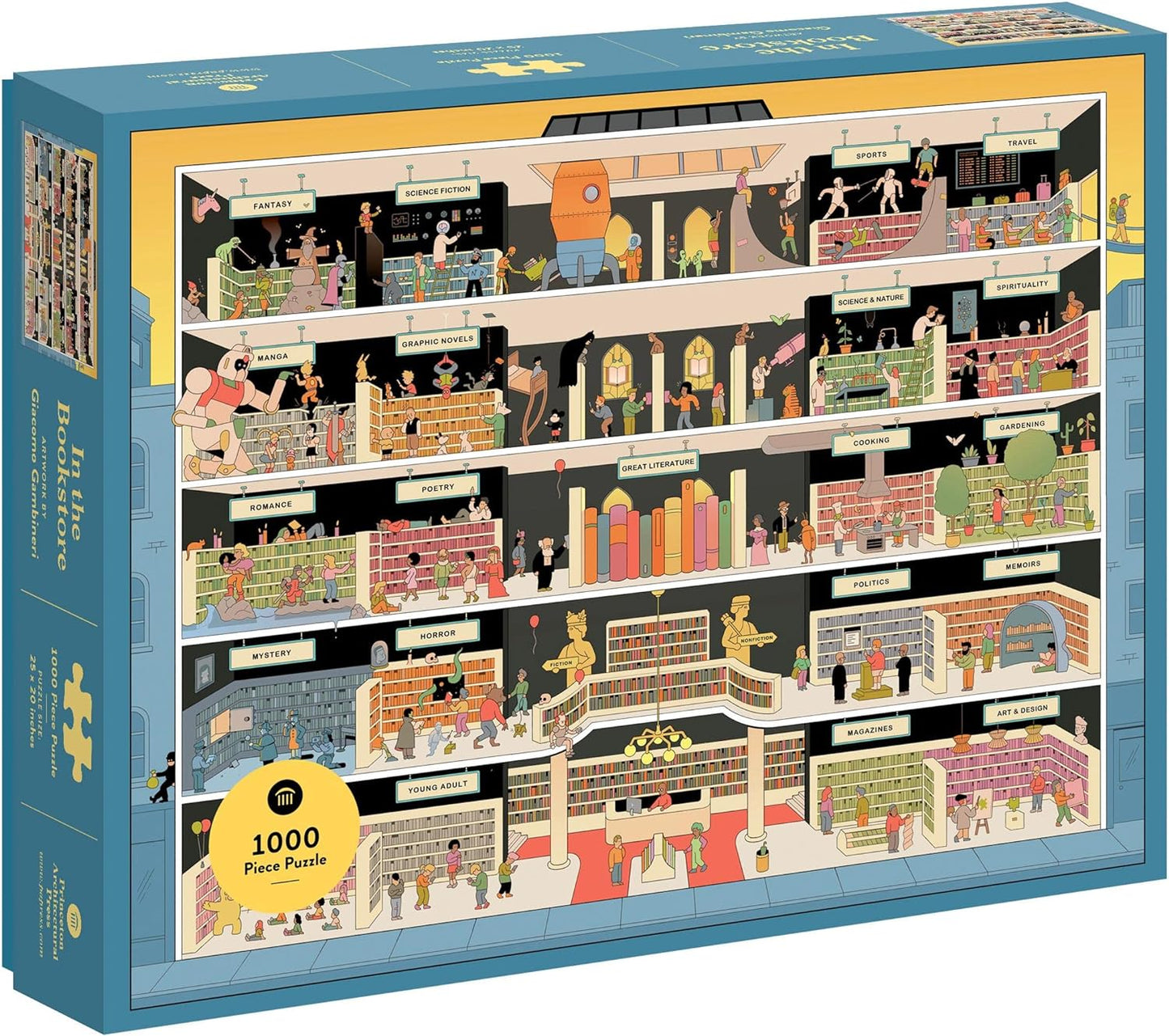 In The Bookstore Jigsaw Puzzle