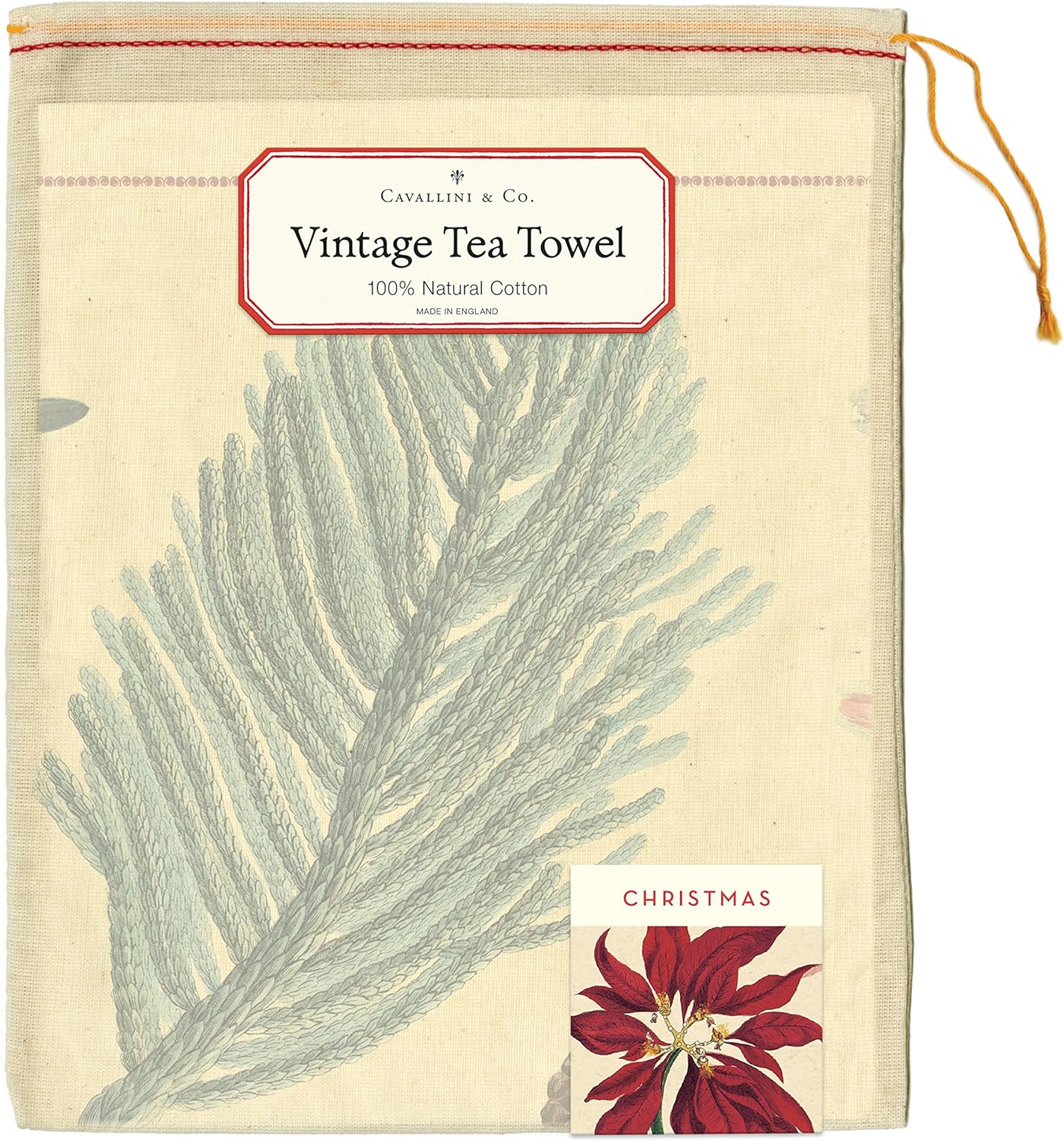 Cavallini Christmas Tea Towels