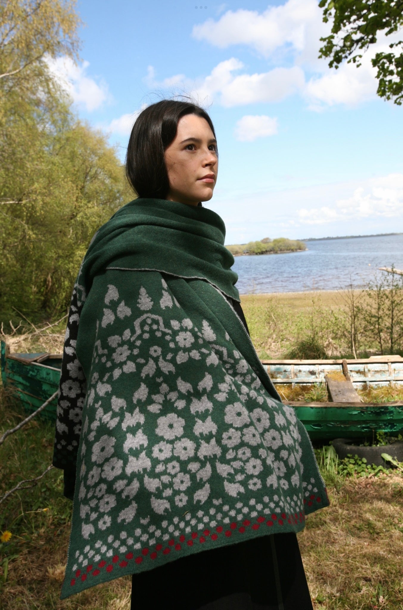 Lou Brennan Merino Wool Scarf