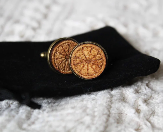 Lemon Slice Cufflinks