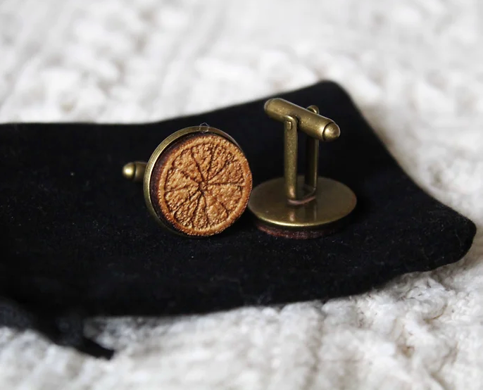 Lemon Slice Cufflinks