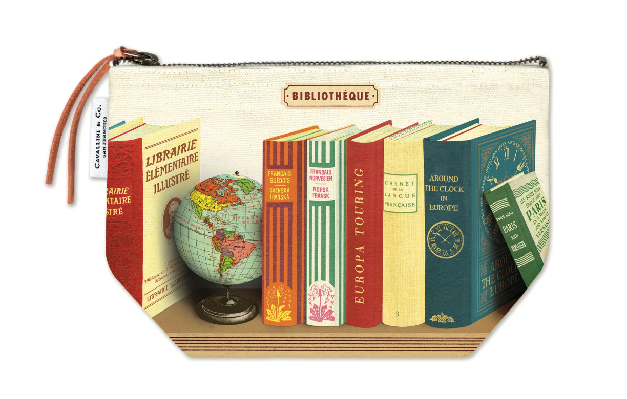 Vintage Book Pouch