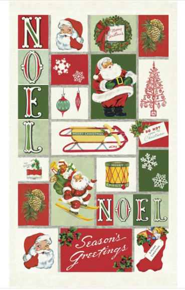 Cavallini Christmas Tea Towels