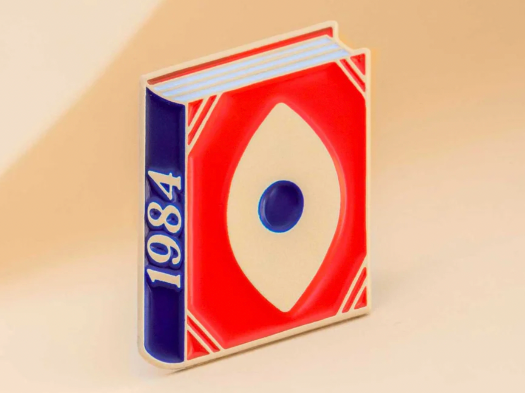 1984 Book Pin
