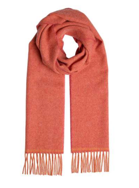 Foxford Papaya Lambswool Scarf