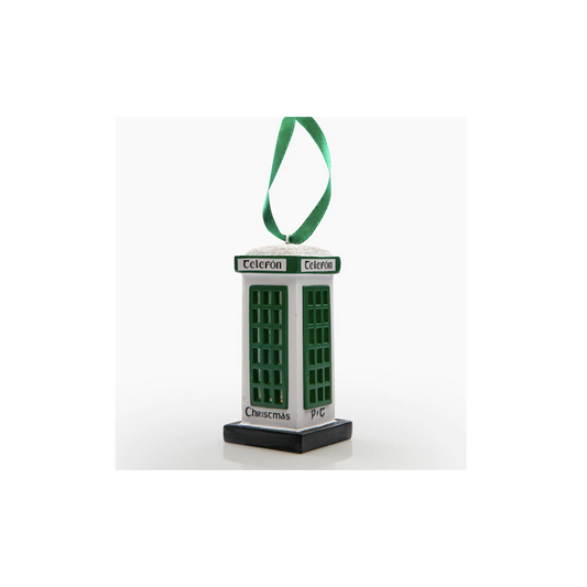 Irish Telephone box Christmas Decoration
