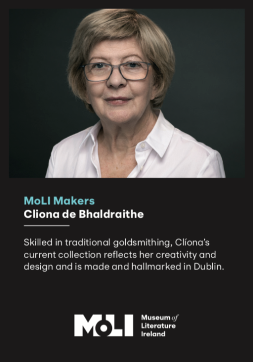 James Joyce Glasses Lapel Pin