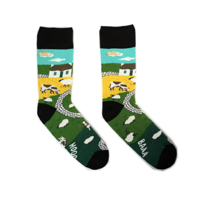 Irish Landscape Socks
