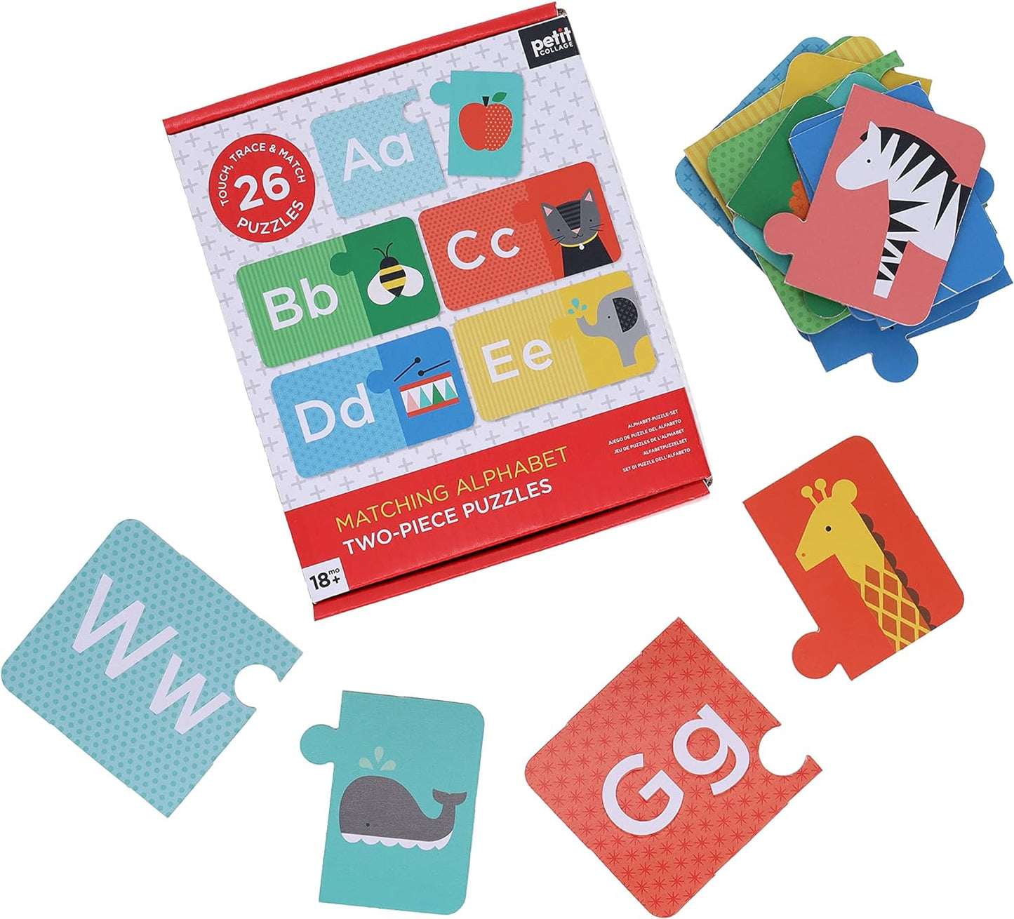 Matching Alphabet Two-Piece Puzzle