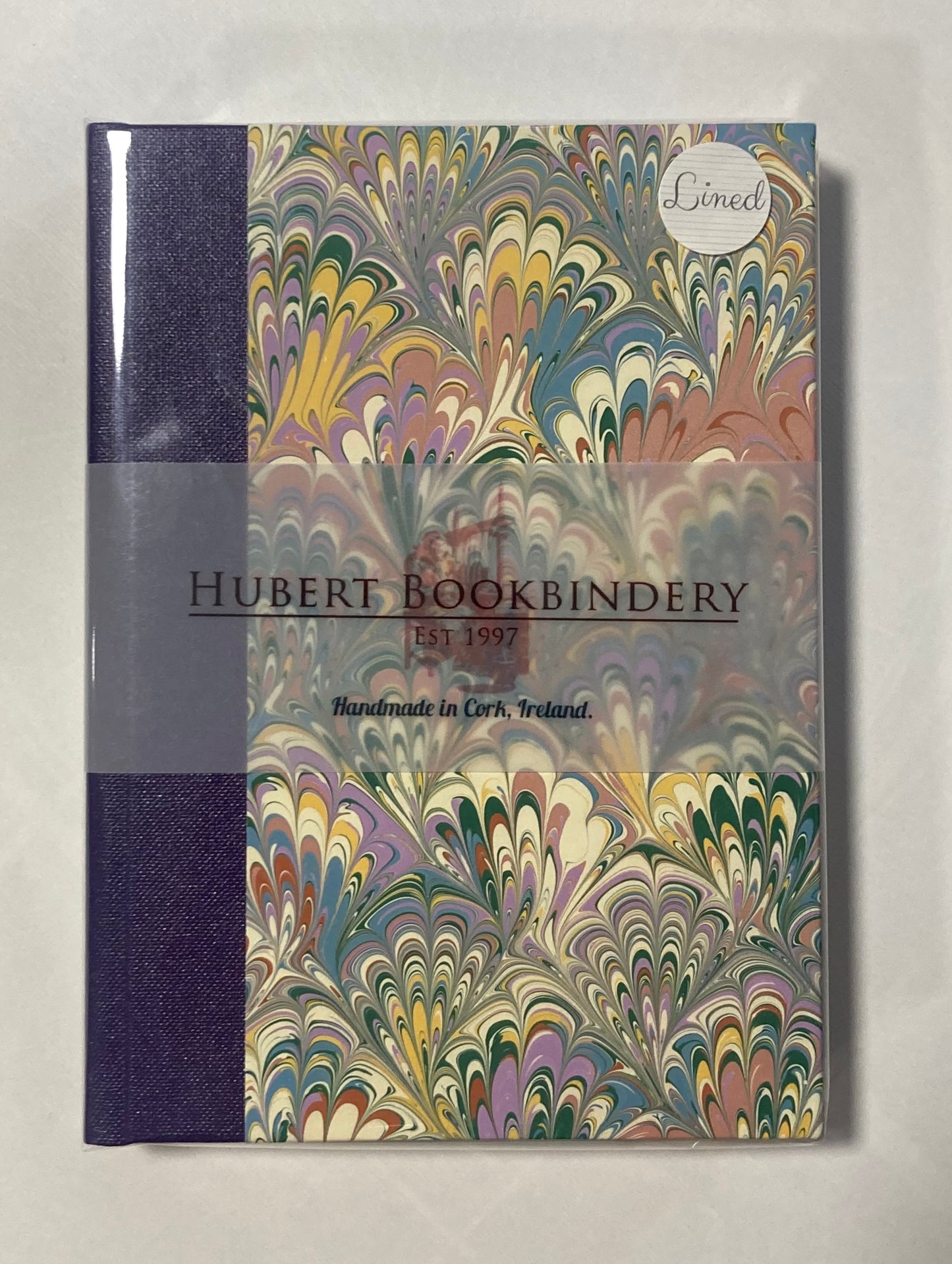 Small Handbound Marbled Journal A4