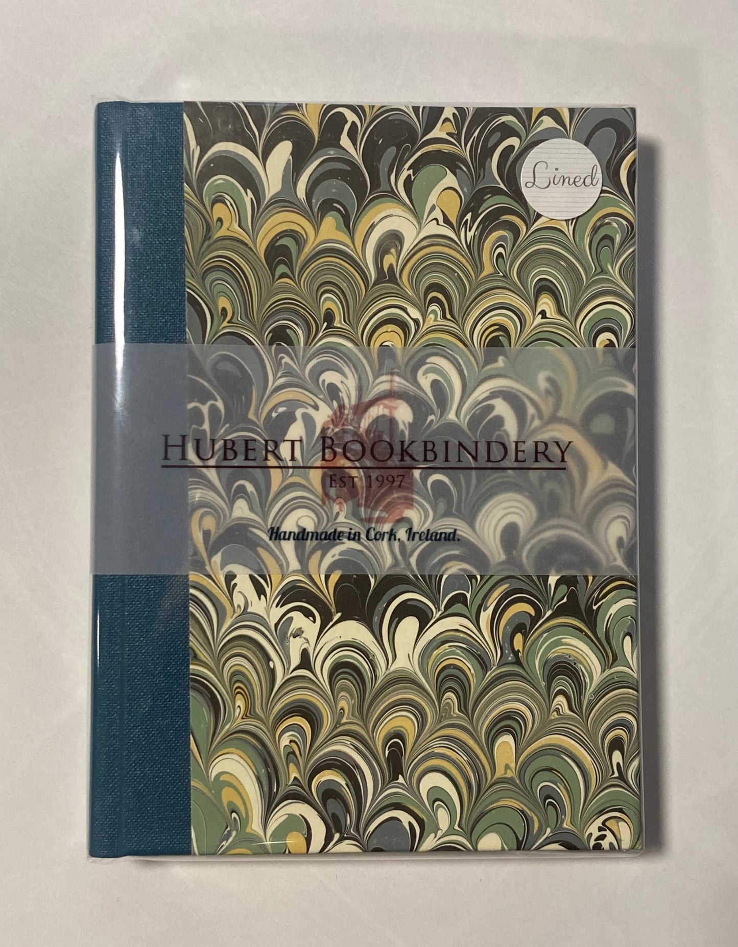 Small Handbound Marbled Journal A4