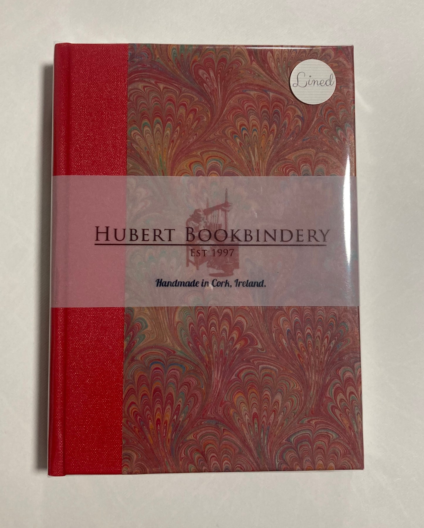 Small Handbound Marbled Journal A4