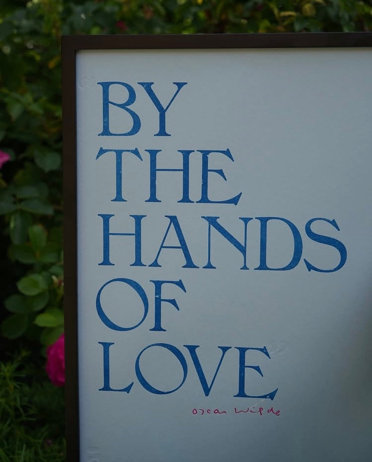 "By The Hands Of Love" De Profundis  Art Print