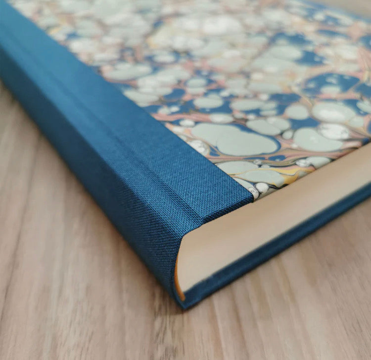 Large Handbound Marbled Journal A5