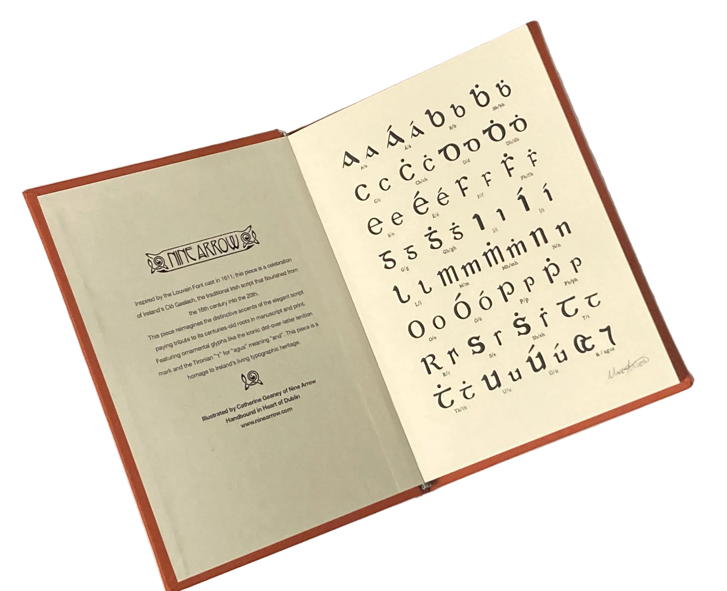 Nine Arrow Cló Gaelach Notebook