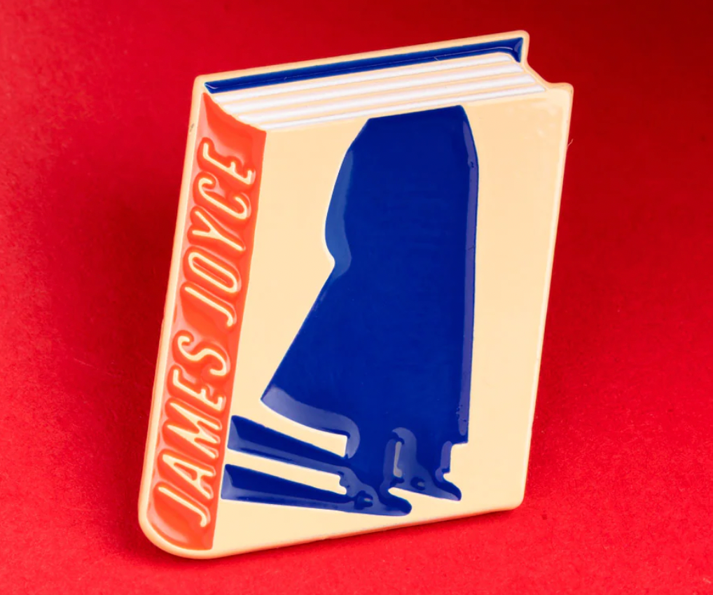 James Joyce Book Pin