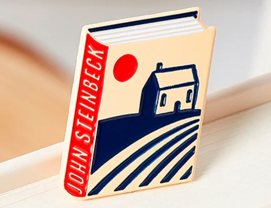 John Steinbeck Book Pin
