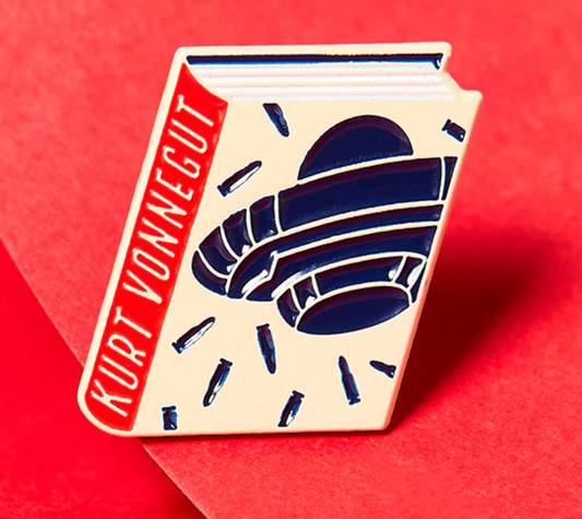 Kurt Vonnegut Book Pin