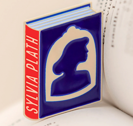 Sylvia Plath Book Pin