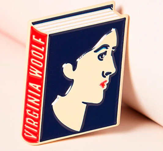 Virginia Woolf Book Pin