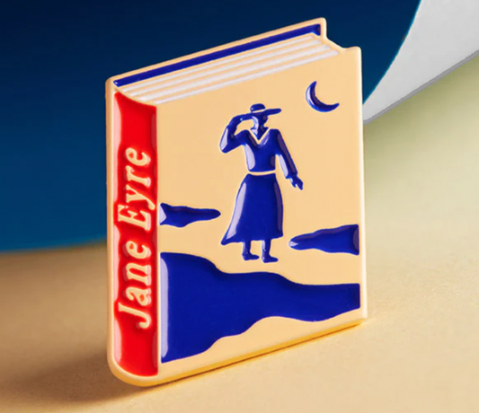 Jane Eyre Book Pin