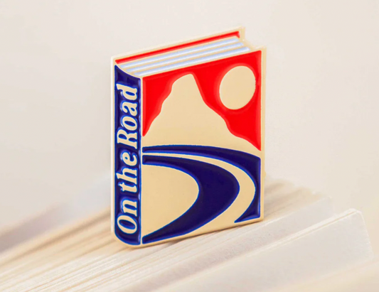 On the Road Book Pin