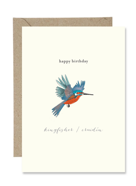 Happy Birthday Kingfisher (Paper Gull)
