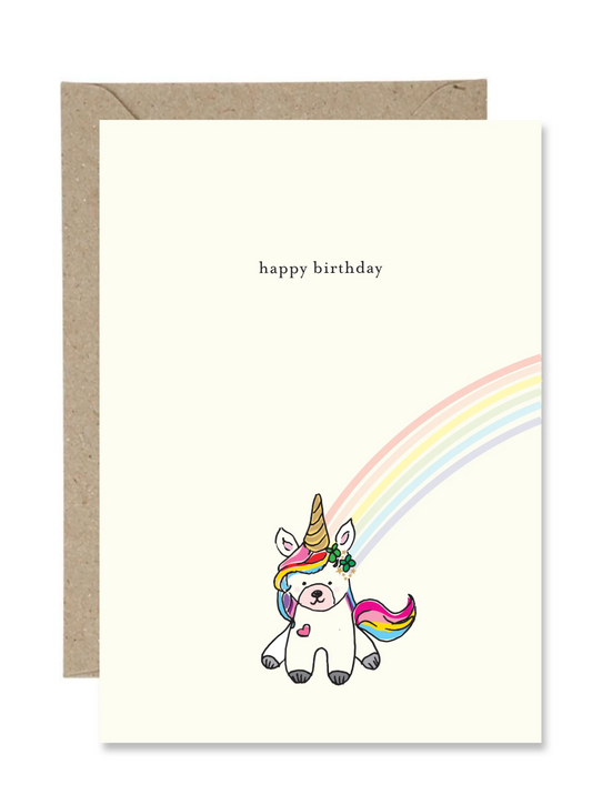 Happy Birthday Unicorn (Paper Gull)