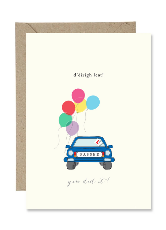 D'éirigh Leat! Driving test (Paper Gull)