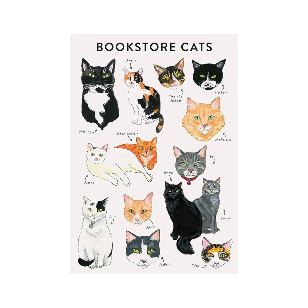 Bookstore Cats Notebook